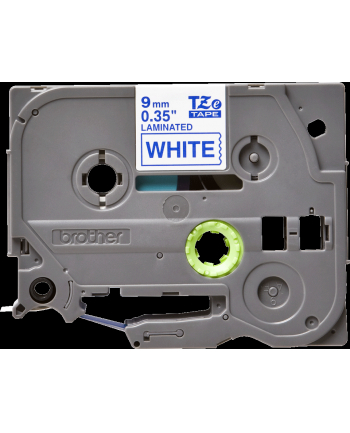 Taśma Brother 9mm BLUE ON WHITE nr 2