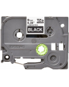 Taśma Brother 9mm White on Black - nr 62