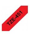 Taśma Brother 24mm BLACK ON RED - nr 53