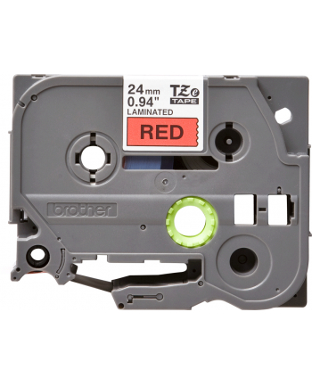 Taśma Brother 24mm BLACK ON RED nr 1