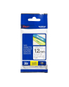 Taśma Brother 12mm BLACK  ON CLEAR TAPE/ MAT - nr 28