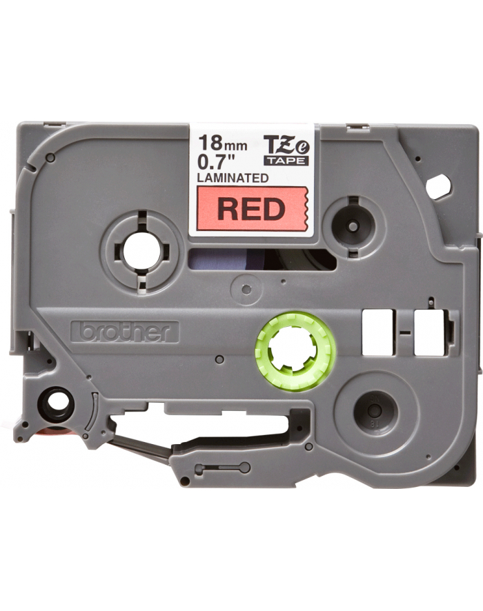 Taśma Brother 18mm BLACK ON RED główny