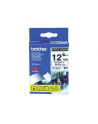 Taśma Brother 12mm BLACK ON WHITE ADHESIVE TAPE - nr 18