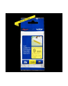Taśma Brother 9mm BLACK ON YELLOW ADHESIVE TAPE - nr 17