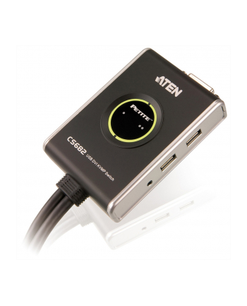 ATEN KVM 2/1 CS-682 USB-2.0 DVI KVMP
