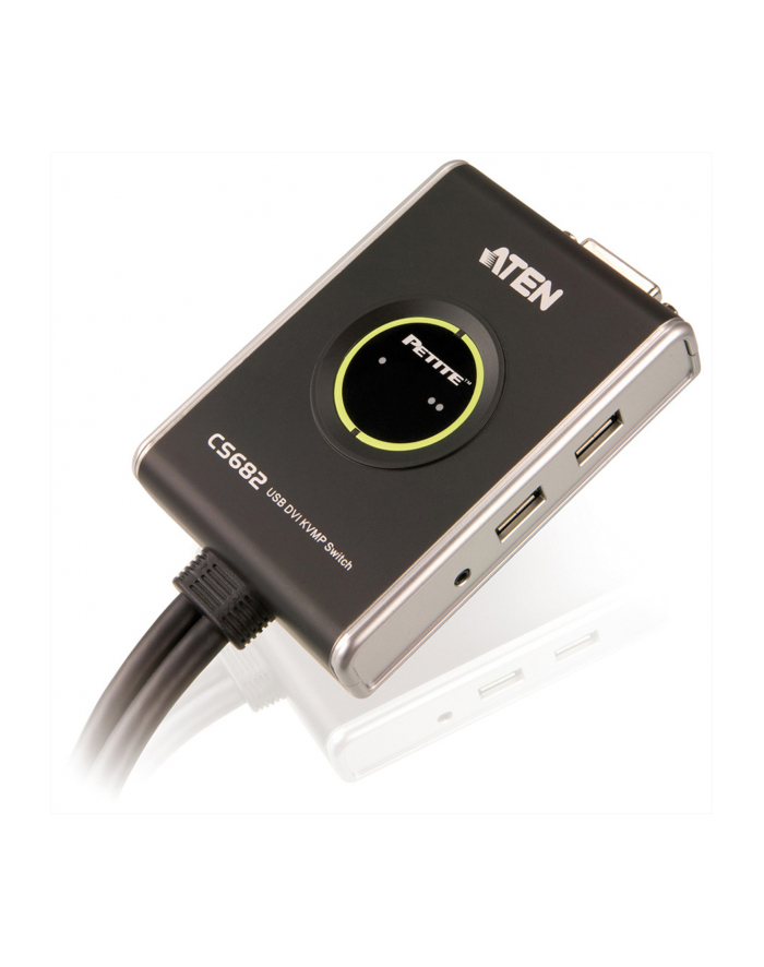 ATEN KVM 2/1 CS-682 USB-2.0 DVI KVMP główny
