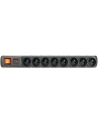 Acar S8 FA RACK, listwa zasilająco-filtrująca, 8 gniazd do szaf 19'', czarna, 5m - nr 2