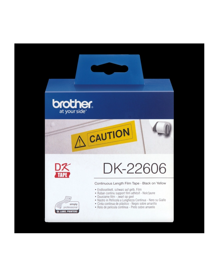 Taśma Brother Film Yellow Fim tape 62mm x 15.24 M główny