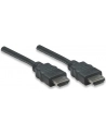 Manhattan Kabel monitorowy HDMI/HDMI 1.3 1m ekranowany czarny - nr 24