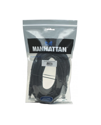 Manhattan Kabel monitorowy HDMI/HDMI 1.4 Ethernet 10m czarny niklowane złącza
