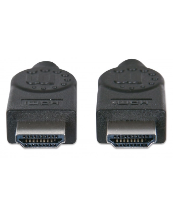 Manhattan Kabel monitorowy HDMI/HDMI 1.4 Ethernet 10m czarny niklowane złącza