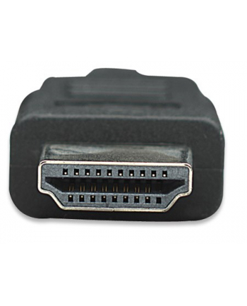 Manhattan Kabel monitorowy HDMI/HDMI 1.4 Ethernet 10m czarny niklowane złącza