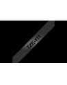 Taśma Brother 6mm BLACK  ON CLEAR - nr 16