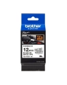 Taśma Brother 12mm BLACK ON WHITE FLEXIBLE ID - nr 10