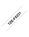 Taśma Brother 12mm BLACK ON WHITE FLEXIBLE ID - nr 11