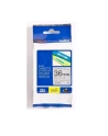 Taśma Brother 36mm BLACK ON SILVER (MAT) TAPE/METALIC - nr 15
