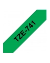 Taśma Brother 18mm BLACK ON GREEN - nr 5