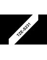 Taśma Brother 12mm BLACK ON WHITE ADHESIVE TAPE - nr 17
