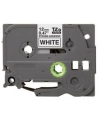 Taśma Brother 12mm BLACK ON WHITE ADHESIVE TAPE - nr 25