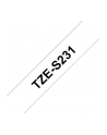 Taśma Brother 12mm BLACK ON WHITE ADHESIVE TAPE - nr 45