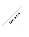 Taśma Brother 12mm BLACK ON WHITE ADHESIVE TAPE - nr 50