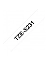 Taśma Brother 12mm BLACK ON WHITE ADHESIVE TAPE - nr 8