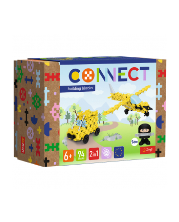 TREFL klocki Connect Awionetka/Jeep S 61969 nr 1