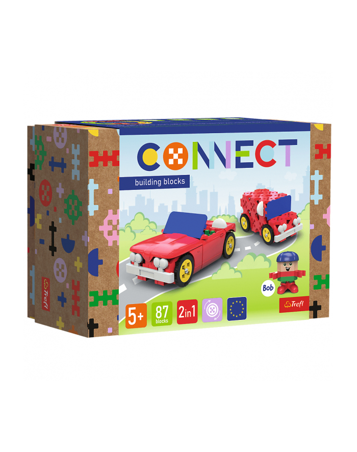 TREFL klocki Connect Cabriolet/Dostawczak S 61970 główny