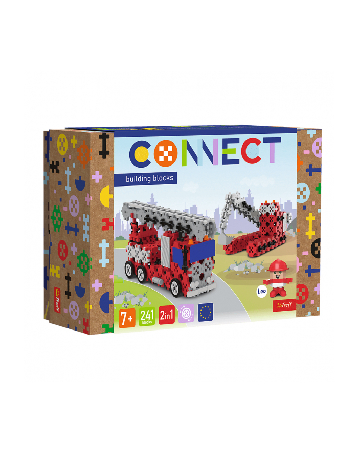 TREFL klocki Connect Straż pożar/Koparka M 61972 główny