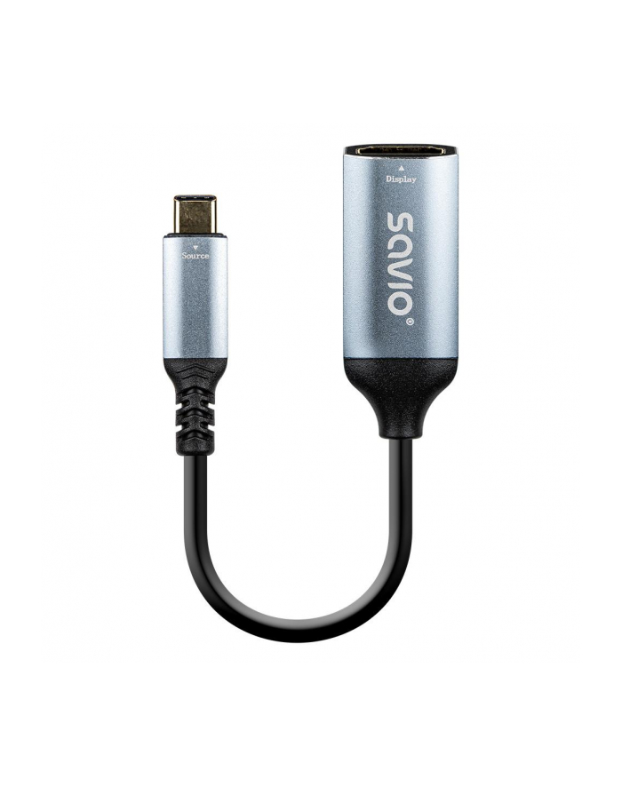 savio Adapter USB-C (M) - HDMI (F), 4K, 60Hz, aluminium, AK-78 główny