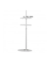 TECHLY Stojak podłogowy TV 32inch-65inch do 35 kg regulowany biały - nr 1