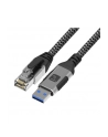 TECHLY Kabel sieciowy USB-A na Gigabit Ethernet RJ45 1m - nr 22