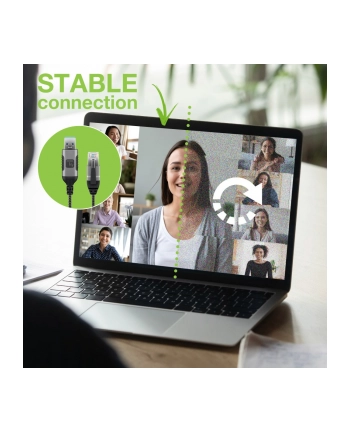 TECHLY Kabel sieciowy USB-A na Gigabit Ethernet RJ45 1m nr 2