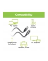 TECHLY Kabel sieciowy USB-C na Gigabit Ethernet RJ45 3m - nr 2