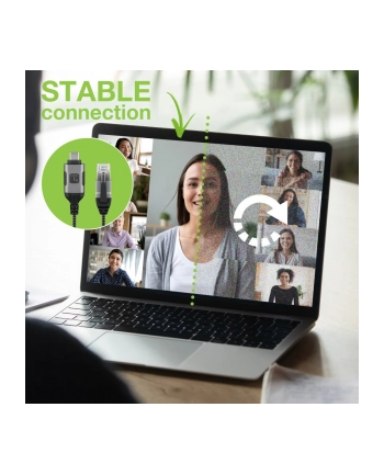 TECHLY Kabel sieciowy USB-C na Gigabit Ethernet RJ45 3m nr 2