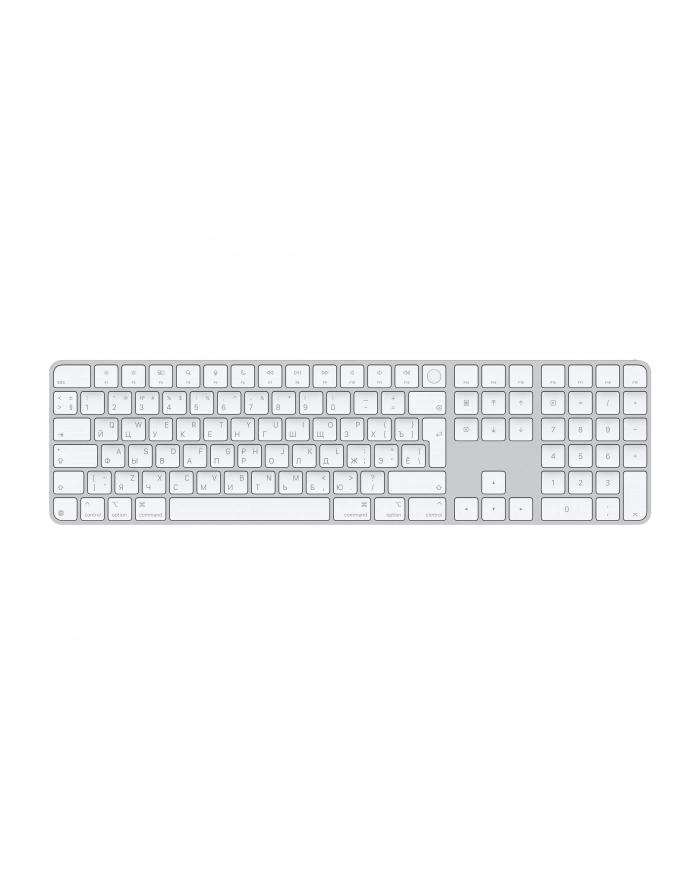 APPLE Magic Keyboard with Touch ID and Numeric Keypad for Mac models with Apple silicon - Russian - White Keys główny