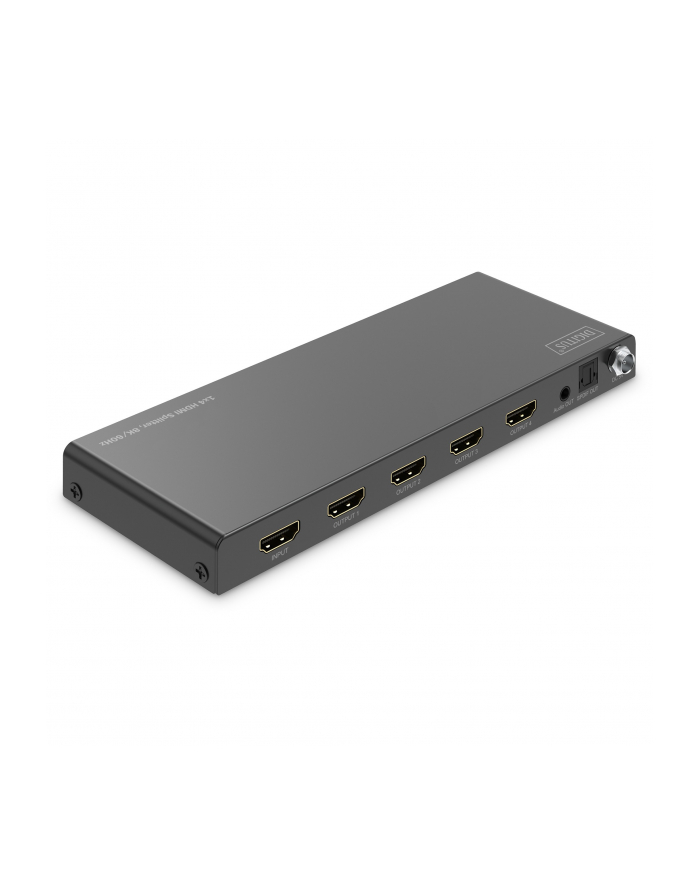 DIGITUS 1x4 HDMI Splitter 8K/60Hz Toslink Stereo EDID Control główny
