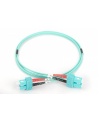 digitus Patch cord światłowodowy FO SC-SC MM 50/125 OM3 duplex LSOH 2m Turkusowy - nr 3