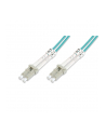 digitus Patch cord światłowodowy FO LC-LC MM 50/125 OM3 duplex LSOH 20m Turkusowy - nr 4