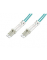 digitus Patch cord światłowodowy FO LC-LC MM 50/125 OM3 duplex LSOH 20m Turkusowy - nr 5
