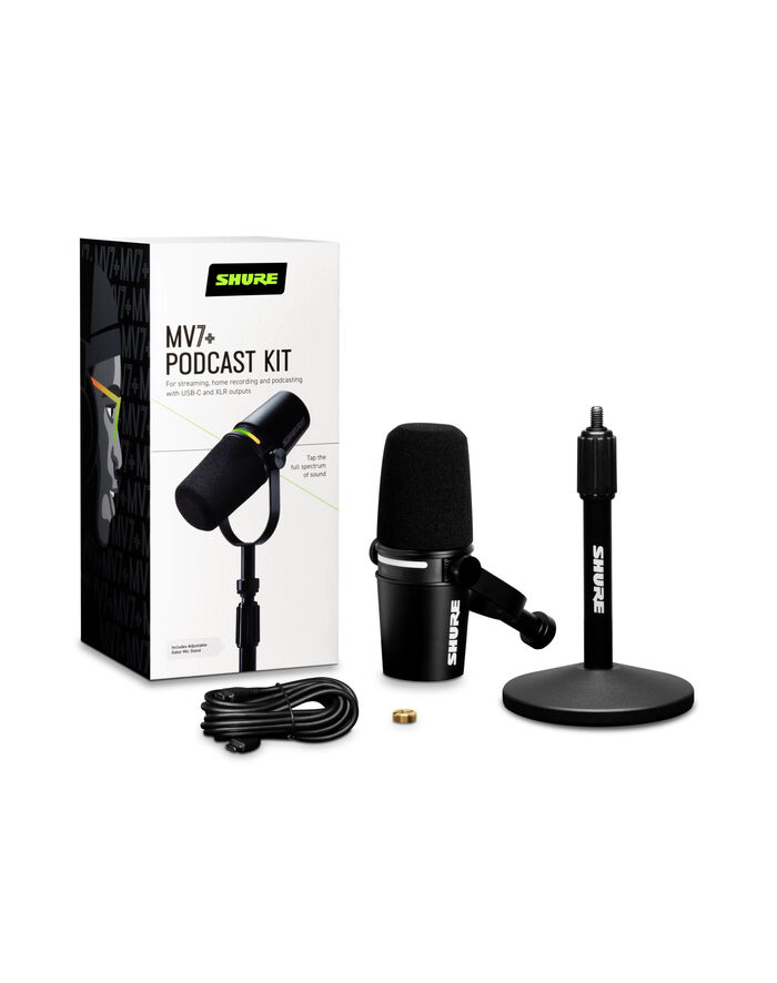 Shure MV7+ Bundle czarny główny