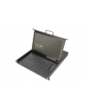 DIGITUS Modularized HD LCD TFT console 8 Port VGA with 8 port VGA KVM US keyboard RAL 9005 Kolor: CZARNY - nr 6