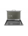 DIGITUS Modularized 17inch HD LCD TFT console with 8 port Cat5 KVM 8 Port Cat5 KVM US keyboard - nr 6