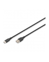 DIGITUS USB-C Silicone charging cable USB-A - USB-C 0.5m USB 2.0 60W Kolor: CZARNY - nr 1