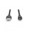 DIGITUS USB-C Silicone charging cable USB-A - USB-C 0.5m USB 2.0 60W Kolor: CZARNY - nr 2