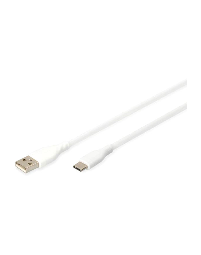 DIGITUS USB-C Silicone charging cable USB-A - USB-C 1m USB 2.0 60W Kolor: BIAŁY główny