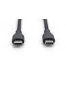 DIGITUS USB-C Silicone charging cable USB-C - USB-C 0.5m USB 2.0 60W Kolor: CZARNY - nr 18