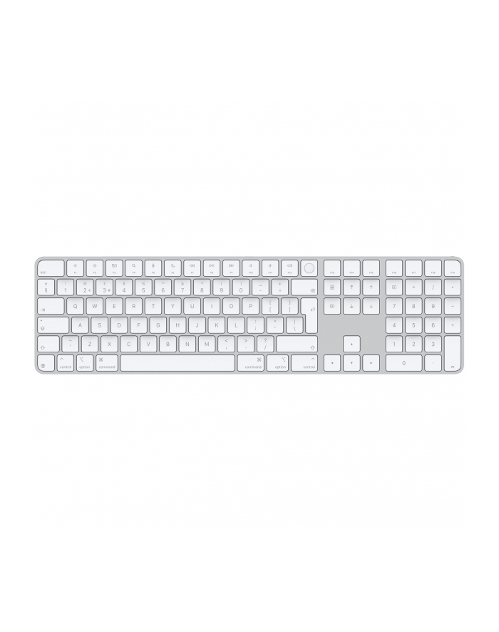 APPLE Magic Keyboard with Touch ID and Numeric Keypad for Mac models with Apple silicon - British English - White Keys główny
