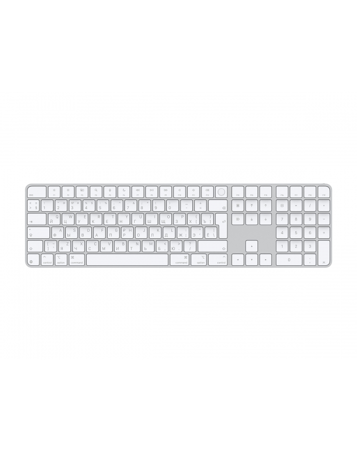 APPLE Magic Keyboard with Touch ID and Numeric Keypad for Mac models with Apple silicon - Russian - White Keys główny