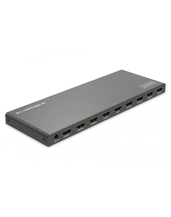 DIGITUS 1x8 HDMI Splitter 4K/60Hz HDCP 2.3 EDID Control główny